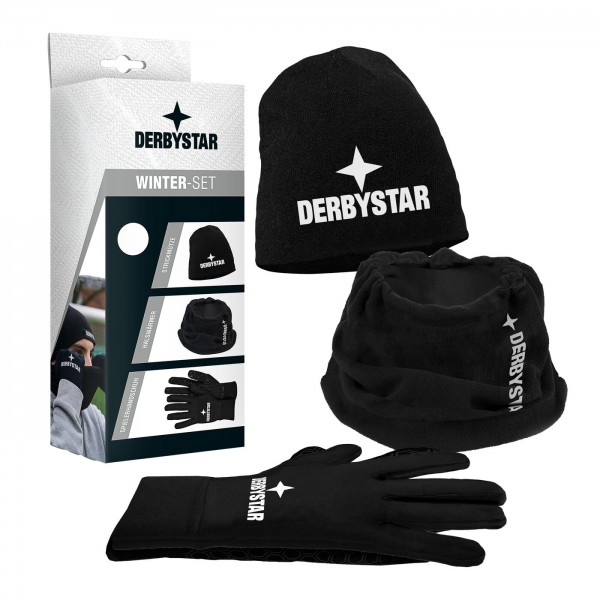 Derbystar Winter-Set schwarz (exklusiv für Mitglieder des BSC Güls)