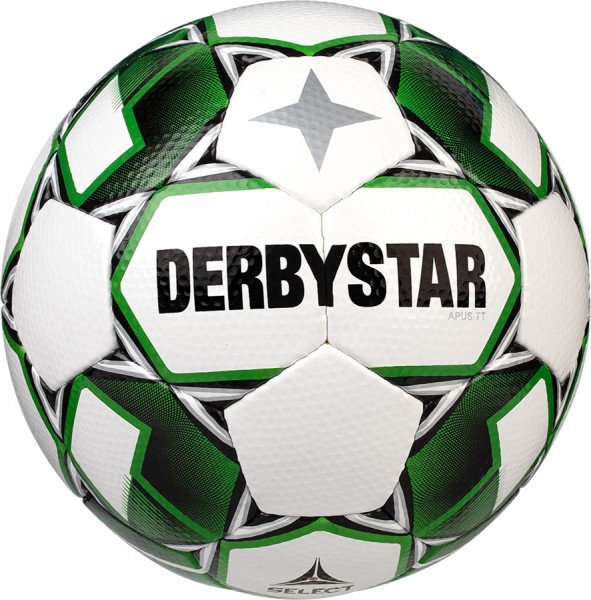 Derbystar Fußball Apus TT V23 Gr. 5 Trainingsball 10er Ballpaket inkl. Ballnetz