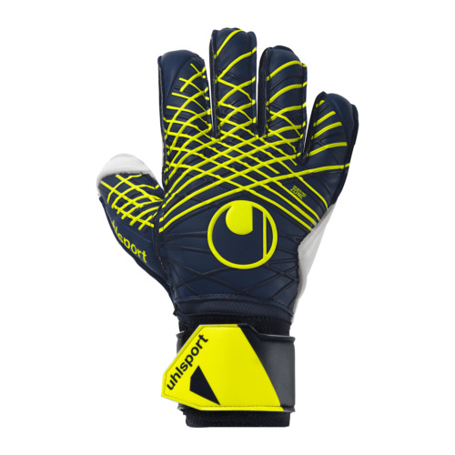 Uhlsport Torwarthandschuh Prediction Soft Flex Frame marine/weiß/fluo gelb