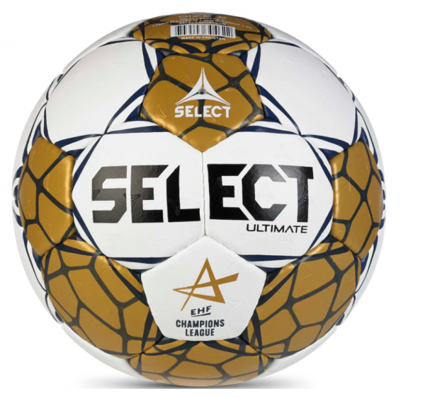 Select Handball- Ultimate EHF Champions League white\gold