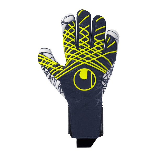 Uhlsport Torwarthandschuh Prediction Ultragrip marine/weiß/fluo gelb