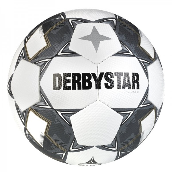 Derbystar Fußball Brillant TT v24 Gr. 5 weiss/silber