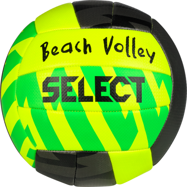 Select Beach Volley V24 Größe 5-gelb/grün/schwarz