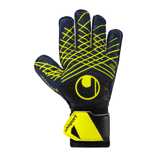 Uhlsport Torwarthandschuh Prediction Soft Pro marine/weiß/fluo gelb