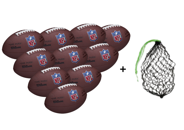 Wilson Football NFL the Duke Replica WTF1825XBBRS - 10er Ballpaket