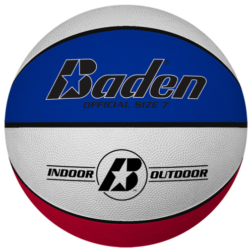 Baden Basketball Basic weiß/rot/royal Gr. 7